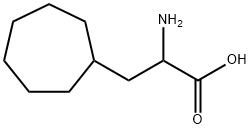 Cycloheptanepropanoic acid, α-amino- Struktur