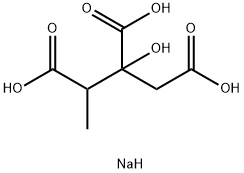 Trisodium (2RS,3RS)-2-methylcitrate Struktur