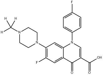 Difloxacin-d3 Struktur