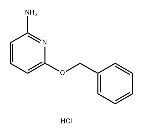 2-Pyridinamine, 6-(phenylmethoxy)-, hydrochloride (1:1) Structure