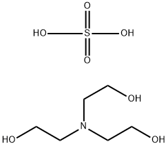 Sulfuric acid, mono-C10-16-alkyl esters, compds. with triethanolamine Struktur