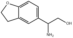 2-amino-2-(2,3-dihydro-1-benzofuran-5-yl)ethan-1-ol Struktur