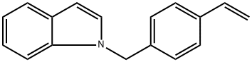 1-[(4-Ethenylphenyl)methyl]-1H-indole-3-carboxaldehyde Struktur