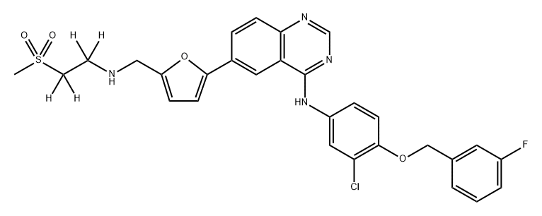 Lapatinib-d4 Struktur