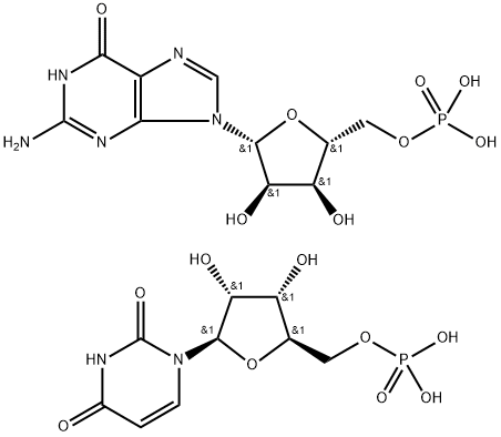 POLYGUANYLIC-URIDYLIC ACID*POTASSIUM/SOD IUM Struktur