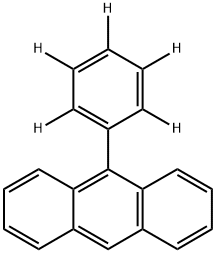 Anthracene, 9-(phenyl-2,3,4,5,6-d5)- Struktur