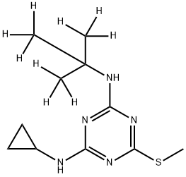 Irgarol-d9 (tert-butyl-d9) Struktur