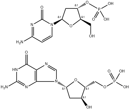 POLYDEOXYGUANYLIC-POLYDEOXYCYTIDYLIC ACID SODIUM SALT Struktur