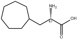 Cycloheptanepropanoic acid, α-amino-, (S)- (9CI) Struktur