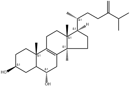 14-methylergosta-8,24(28)-dien-3,6-diol Struktur