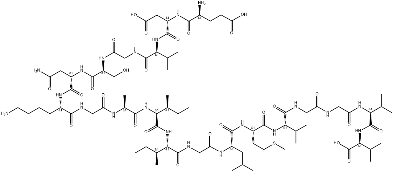 β-Amyloid (22-40) Struktur