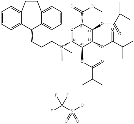 Amitriptyline Triisopropyl-N-β-D-Glucuronide Methyl Ester Trifluoromethanesulfonate Struktur