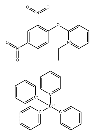 Pyridinium, 2-(2,4-dinitrophenoxy)-1-ethyl-, tetraphenylborate(1-) (9CI)