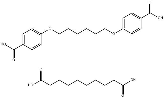 POLY((1 6-BIS(P-CARBOXYPHENOXY)HEXANE)-& Struktur