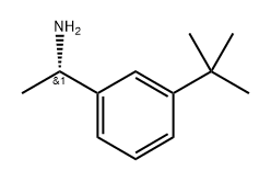 Benzenemethanamine, 3-(1,1-dimethylethyl)-α-methyl-, (αS)- Struktur