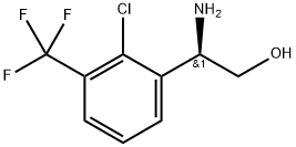 (2R)-2-amino-2-[2-chloro-3-(trifluoromethyl)phenyl]ethanol Struktur