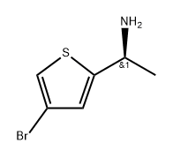 (1S)-1-(4-bromo-2-thienyl)ethylamine Struktur