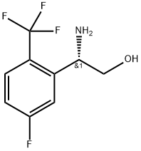 (S)-2-氨基-2-(5-氟-2-(三氟甲基)苯基)乙醇 結(jié)構(gòu)式