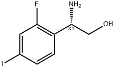 (2S)-2-amino-2-(2-fluoro-4-iodophenyl)ethanol Struktur