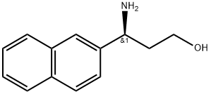 2-Naphthalenepropanol, γ-amino-, (γS)- Struktur