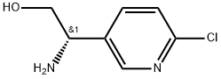 3-Pyridineethanol, β-amino-6-chloro-, (βS)- Struktur