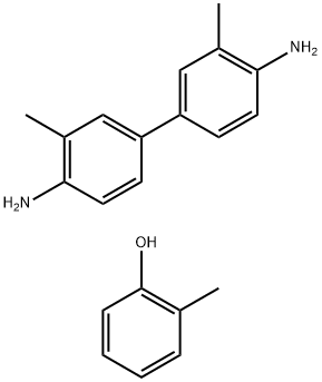 3,3'-Dimethyl-[1,1'-biphenyl]-4,4'-diamine compound with o-cresol (1:1) Struktur