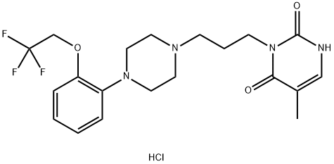 RS 100329 hydrochloride Struktur