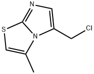 5-(chloromethyl)-3-methylimidazo[2,1-b]thiazole Struktur