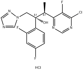 Voriconazole Impurity 9 HCl Struktur