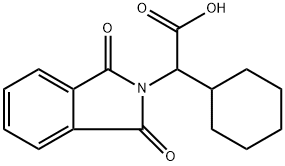 2-cyclohexyl-2-(1,3-dioxoisoindolin-2-yl)acetic acid Struktur