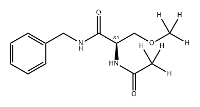 [2H6]-Lacosamide Struktur