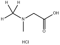 N,N-Dimethyl-d3-glycine HCl (N-methyl-d3) Struktur