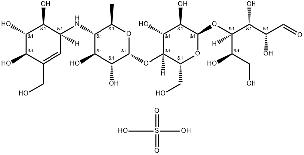 Acarbose (sulfate) Struktur