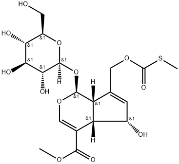 Methyl paederosidate Struktur