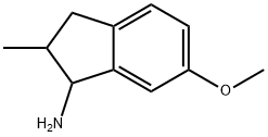 6-methoxy-2-methyl-2,3-dihydro-1H-inden-1-amine Struktur