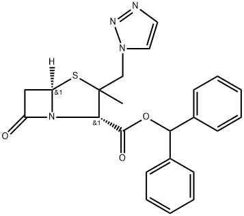 2β-triazole methyl penicillium diphenyl ester Struktur