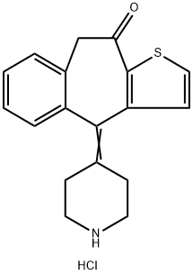 Ketotifen Impurity 10 HCl (Norketotifen HCl) Struktur