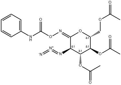 2-Azido-2-deoxy-N-[[(phenylaMino)carbonyl]oxy]-D-gluconiMidic Acid  δ-Lactone, 3,4,6-Triacetate Struktur