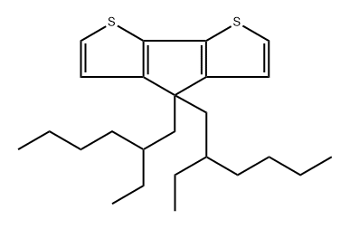 4H-?Cyclopenta[2,?1-?b:3,?4-?b']?dithiophene, 4,?4-?bis(2-?ethylhexyl)?-?, homopolymer Struktur