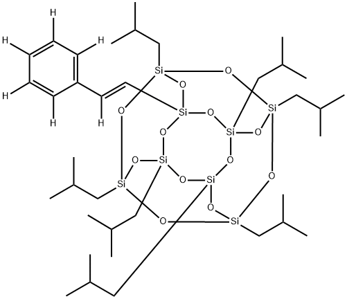 Pentacyclo[9.5.1.13,9.15,15.17,13]octasiloxane, 1,3,5,7,9,11,13-heptakis(2-methylpropyl)-15-[(1E)-2-(phenyl-2,3,4,5,6-d5)ethenyl-2-d]-