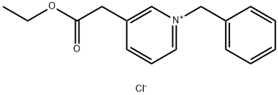 1-benzyl-3-ethoxycarbonylmethyl-pyridinium chloride Struktur