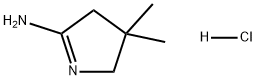 2H-Pyrrol-5-amine, 3,4-dihydro-3,3-dimethyl-, hydrochloride (1:1) Struktur