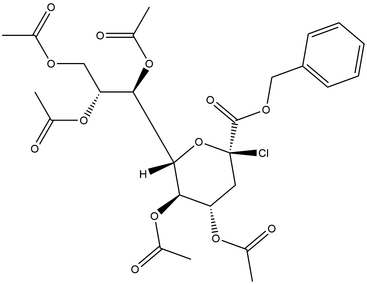 D-glycero-β-D-galacto-2-Nonulopyranosonic acid, 2-chloro-2,3-dideoxy-, phenylmethyl ester, pentaacetate (9CI)