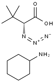 D-azido-tert-leucine CHA salt Struktur