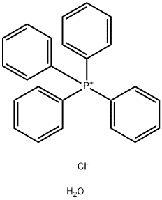 Tetraphenylphosphonium chloride hydrate Struktur