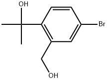 1,2-Benzenedimethanol, 4-bromo-α1,α1-dimethyl- Struktur