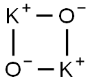 Potassium, di-.mu.-hydroxydi- Struktur