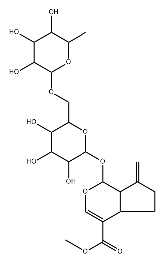 Jioglutoside B Struktur