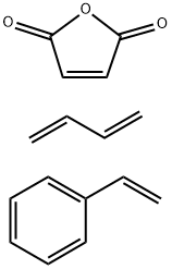 POLYSTYRENE-B-POLY(ETHYLENE-RAN-BUTYLENE )-B-POLYSTYRENE-G-MALEIC ANHYDRIDE Struktur