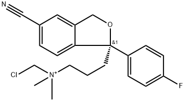 N-Chloromethyl (S)-Citalopram Struktur